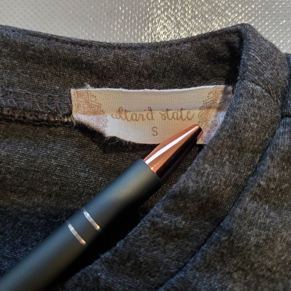 Altar'd State Charcoal Gray Dress Size Small - Picture 9 of 11